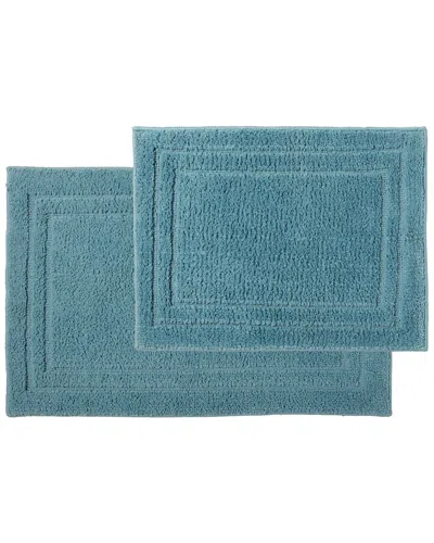 Bibb Home Set Of 2 Shag Bath Mats