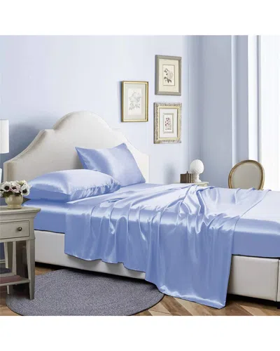 BIBB HOME BIBB HOME SILKY SATIN 4PC SHEET SET