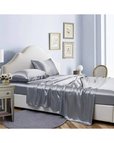 BIBB HOME BIBB HOME SILKY SATIN 4PC SHEET SET