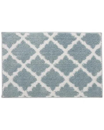 BIBB HOME BIBB HOME TRELLIS MICRO SHAG BATH RUG