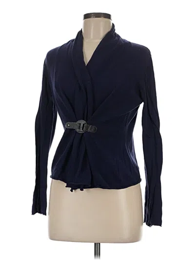 Pre-owned Bibelot Cardigan Sweater In Blue