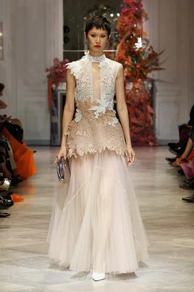 Bibhu Mohapatra A-line Nomad Lace Gown