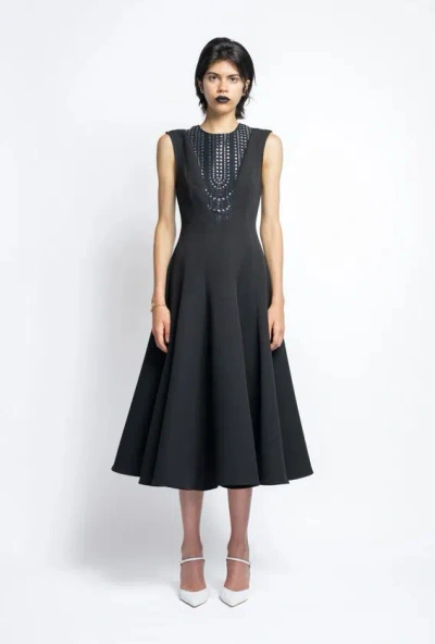 Bibhu Mohapatra Cady Paneled Day Dress