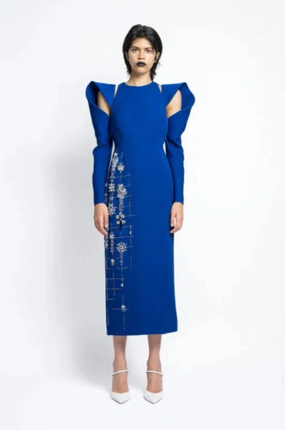 Bibhu Mohapatra Cady Sheath Cocktail Dress