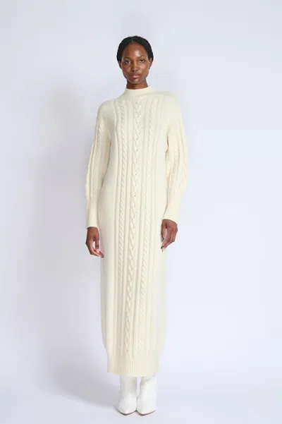 Bibhu Mohapatra Cashmere Cable Knit Dress