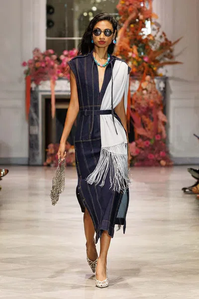 Bibhu Mohapatra Denim Sheath Dress