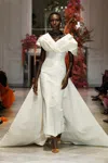 Bibhu Mohapatra Faille Gown With Train