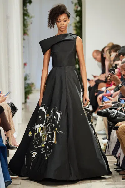 Bibhu Mohapatra Faille Off Shoulder Gown In Purple