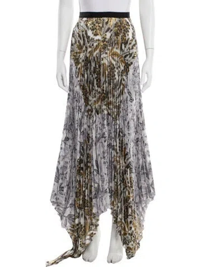 Pre-owned Bibhu Mohapatra Jacquard Long Skirt