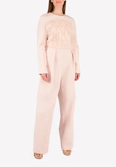 Bibhu Mohapatra Rose Water Fille Pants In Pink