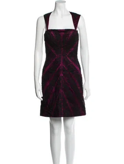 Pre-owned Bibhu Mohapatra Silk Mini Dress In Multi