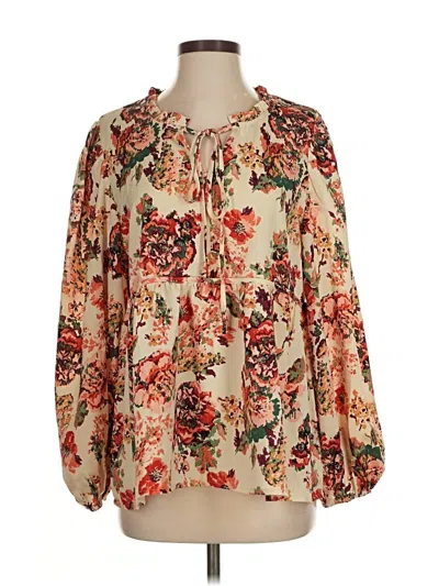 Pre-owned Bibi 3/4 Sleeve Blouse In White