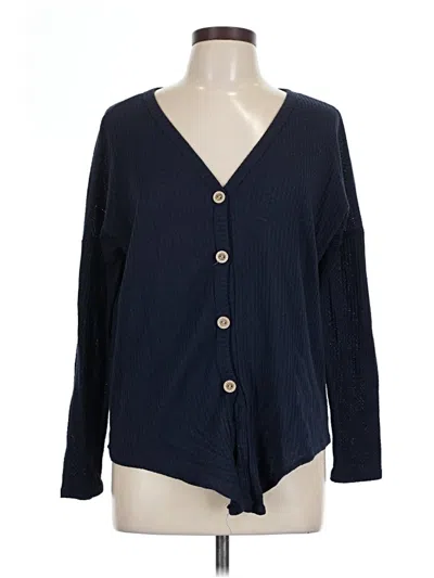 Pre-owned Bibi Cardigan Sweater In Blue