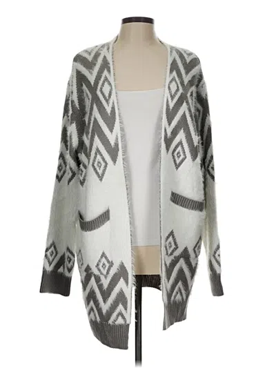 Pre-owned Bibi Cardigan Sweater In Gray