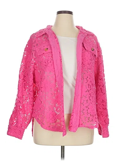Pre-owned Bibi Cardigan Sweater In Pink