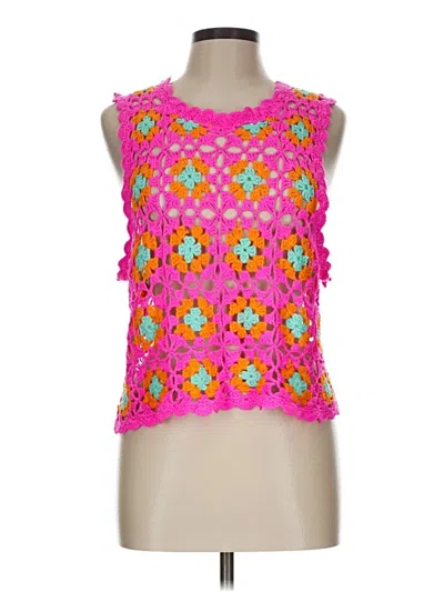Pre-owned Bibi Cardigan Sweater In Pink