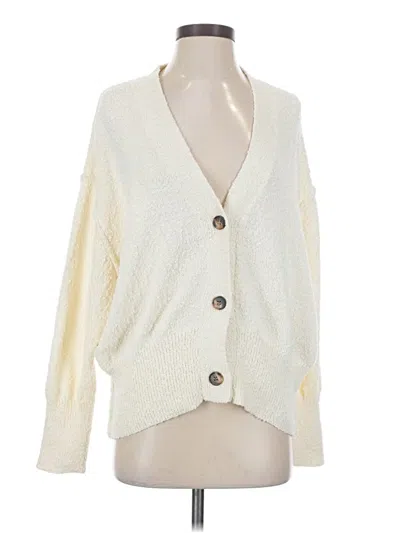 Pre-owned Bibi Cardigan Sweater In White