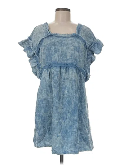 Pre-owned Bibi Casual Dress In Blue