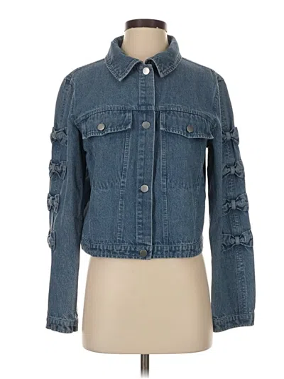 Pre-owned Bibi Denim Jacket In Blue