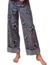 Bibi Denim Washed Star Patched Jeans In Medium Wash In Gray