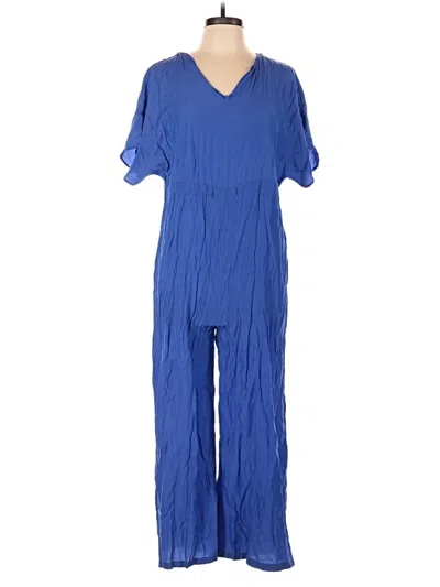 Pre-owned Bibi Jumpsuit In Blue