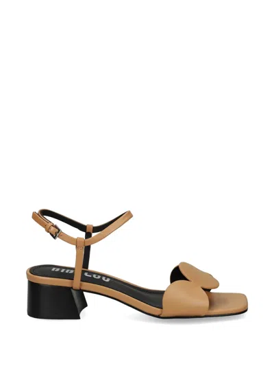 Bibi Lou 40mm Onami Sandals In Neutral