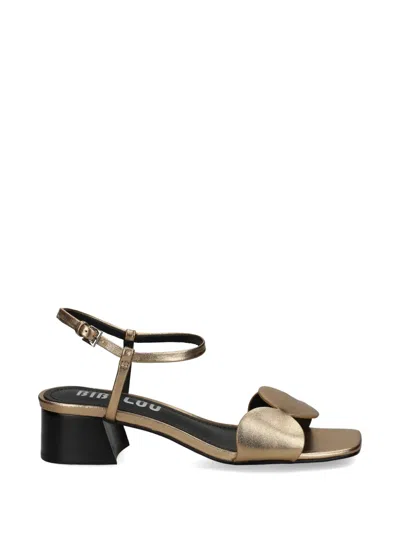 Bibi Lou 45mm Onami Sandals In Gold