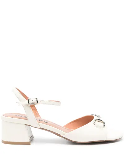 Bibi Lou 50mm Ashe Sandals In White