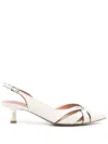 Bibi Lou Nolia Patent Leather Pumps In White