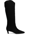 Bibi Lou 50mm Pointed-toe Boots In Black