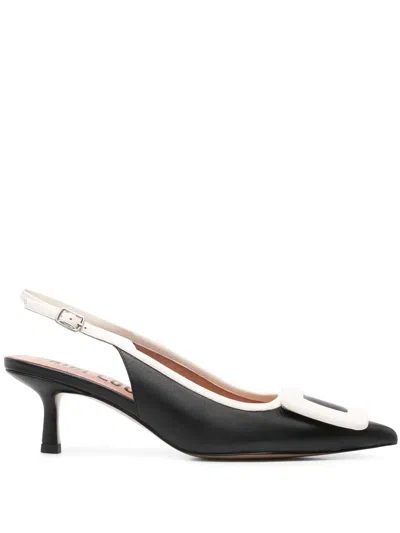 Bibi Lou 55mm Bonnie Slingback Pumps In Black