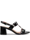 Bibi Lou 60 Pia Slingback Sandals In Black
