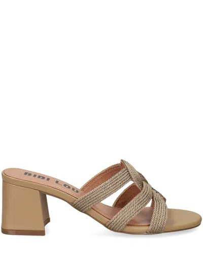 Bibi Lou 60mm Alia Mules In Gold