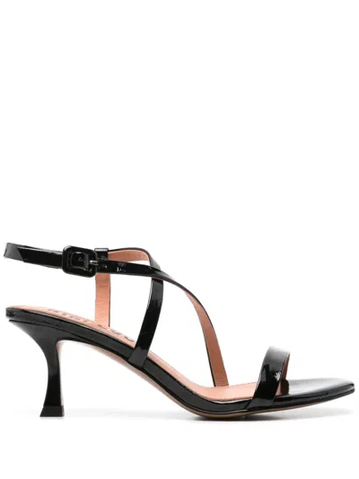 Bibi Lou 65mm Leather Sandals In Black