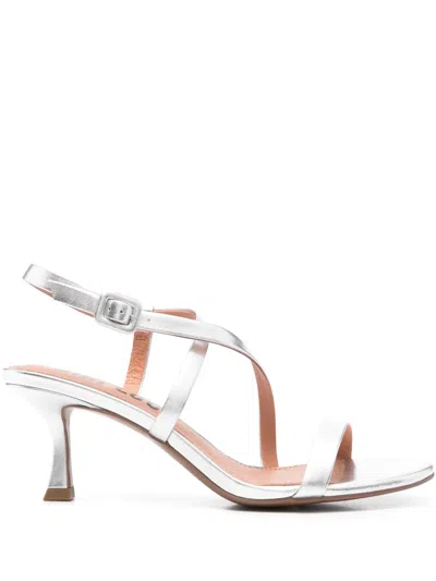 Bibi Lou 65mm Nica Sandals In Silver