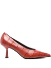 Bibi Lou 70mm Croc-effect Pumps In Multi