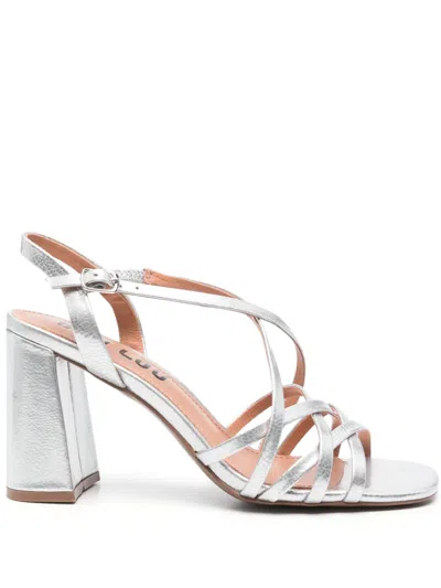 Bibi Lou 90mm Liora Sandals In Silver