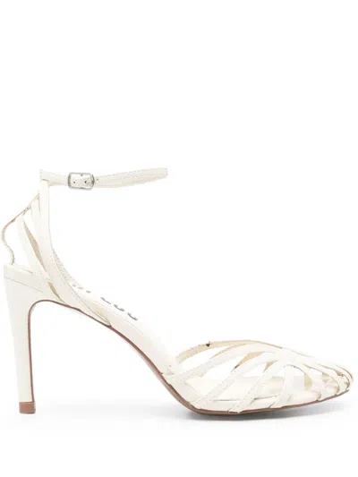 Bibi Lou 90mm Serabi Pumps In White