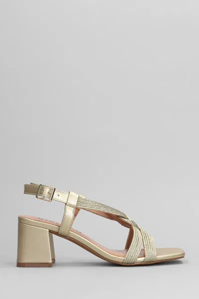 Bibi Lou Alia Sandals In Gold