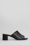 Bibi Lou Amira 50 Slipper-mule In Black