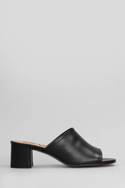 Bibi Lou Amira 50 Slipper-mule In Black