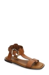 Bibi Lou Ankle Strap Sandal In Cuero