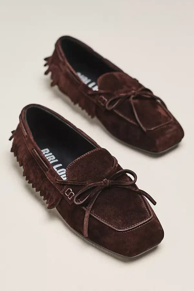 Bibi Lou Aris Moccasin Loafers In Brown