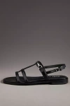 Bibi Lou Ashe Flat Sandals In Black