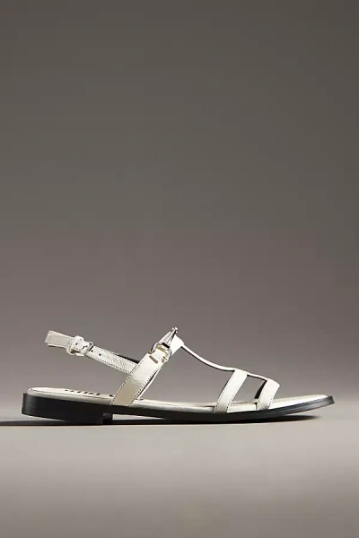 Bibi Lou Ashe Flat Sandals In White