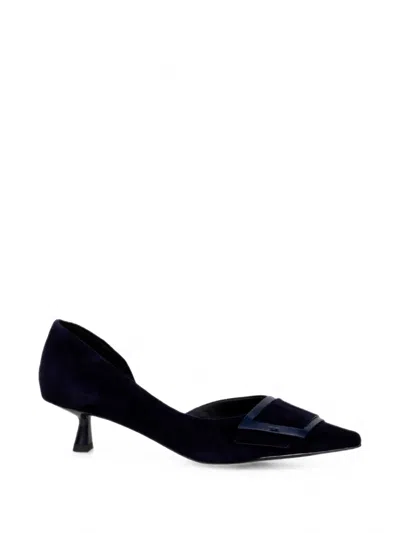 Bibi Lou Astra Pointed-toe Buckled Pumps In Multi