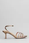 Bibi Lou 70mm Rhinestone-embellished Sandals In Platinum