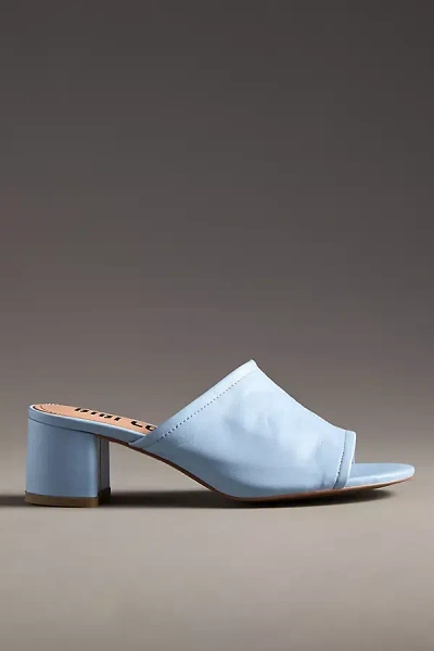 Bibi Lou Block-heel Mules In Blue