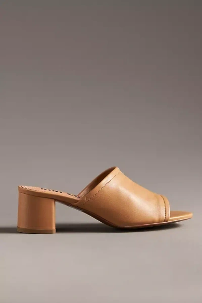 Bibi Lou Block-heel Mules In Yellow