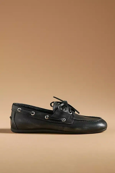 Bibi Lou Boat Shoes In Black